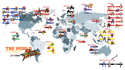 Street Fighter IV - География Street Fighter